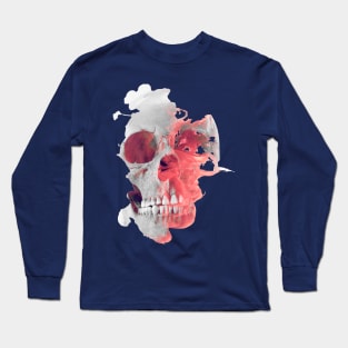 Skull Smoke 2 Long Sleeve T-Shirt